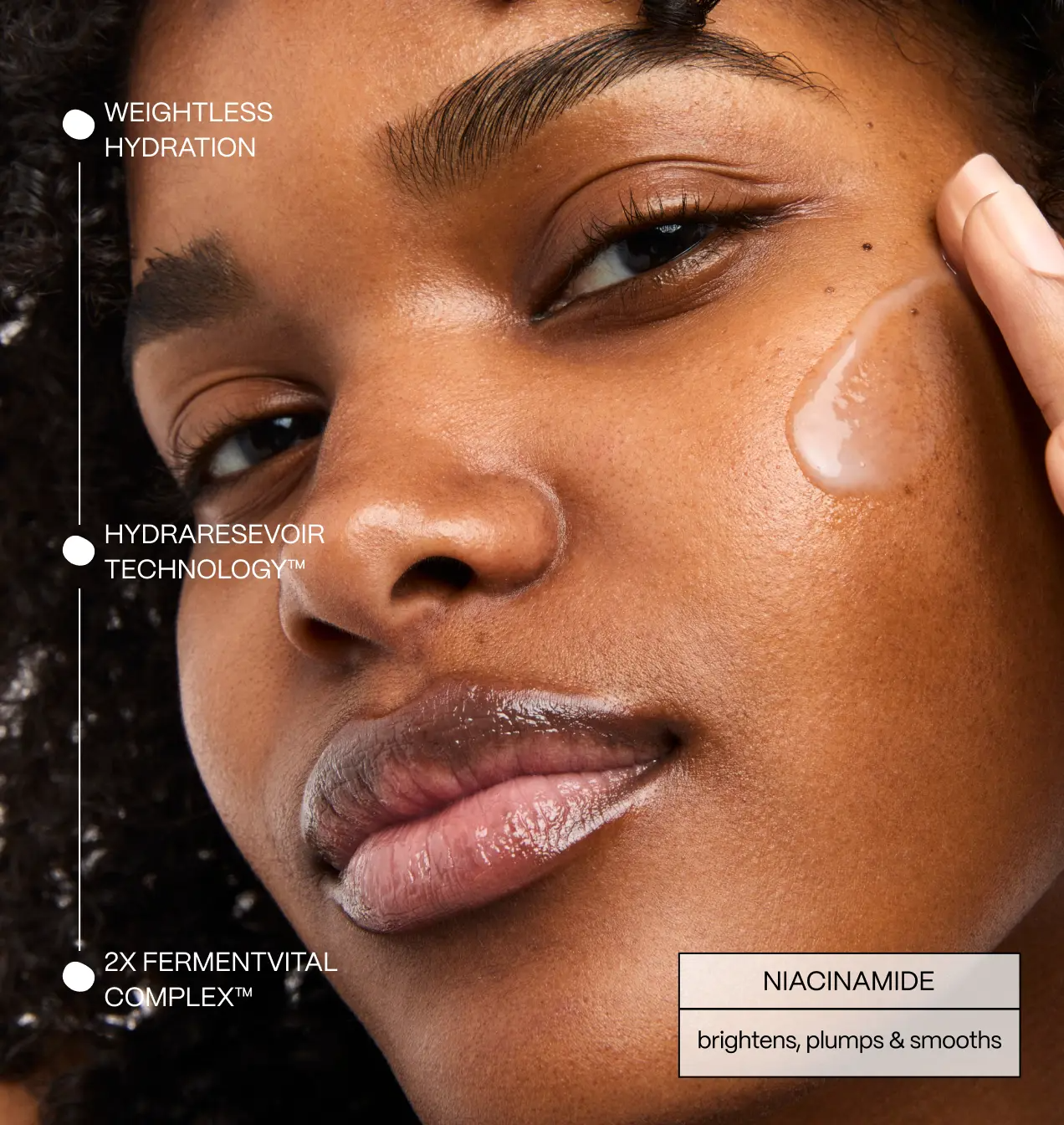 Weightless water-gel moisturizer