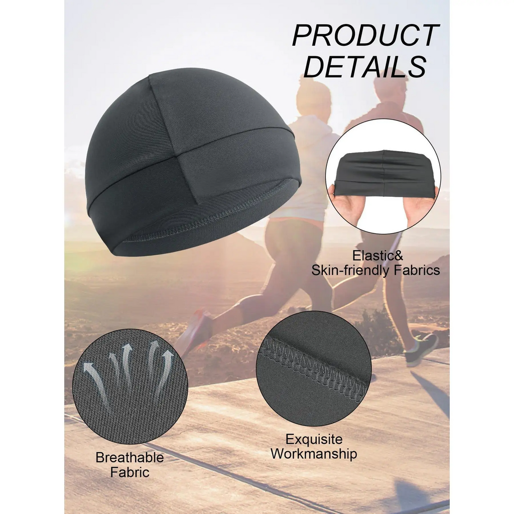 Skull Beanie Hat – Breathable Fitted Cap for Men & Women | Sports, Gym & Everyday Wear
