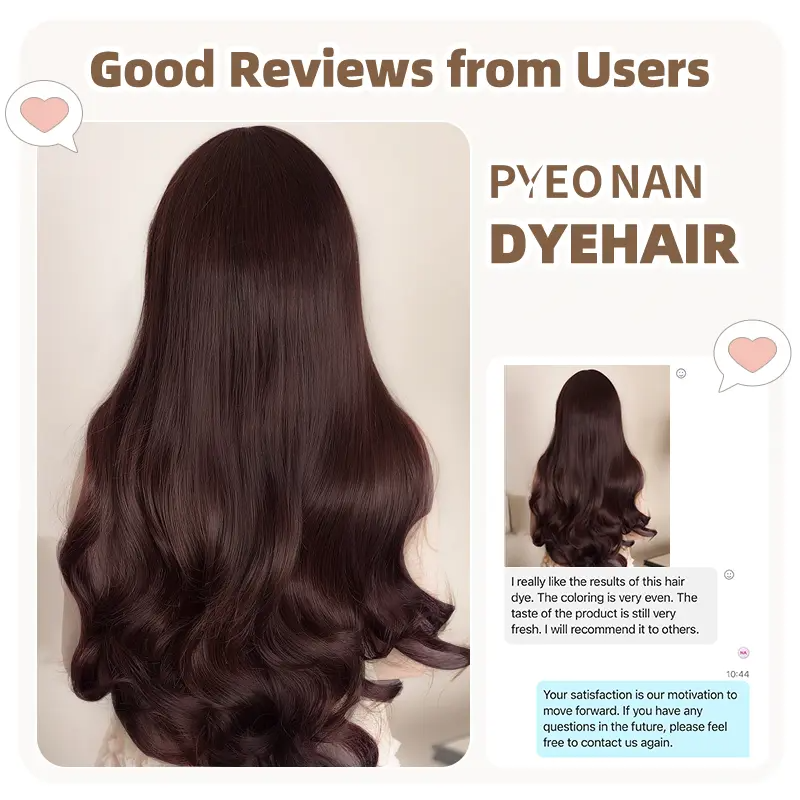 Herbal Hair Dye Cream – Gray Coverage, Alcohol-Free, Natural Scent