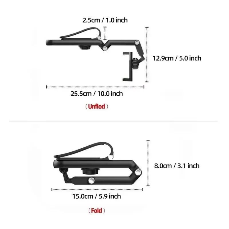 Joytutus Car Phone Mount – 360° Rotatable, Long Adjustable Arm & Anti-Scratch Clamp