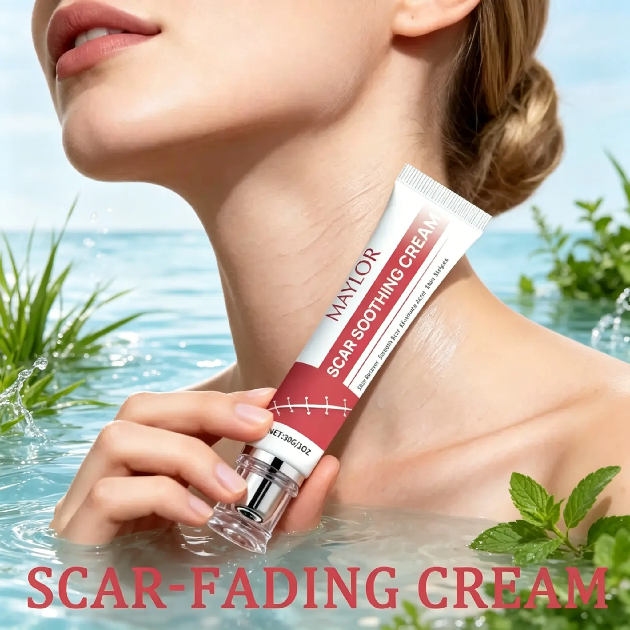Scar Repair Cream 30g | Centella Asiatica & Shea Butter | Fades Post-Surgery, Keloid, Acne & Burn Scars