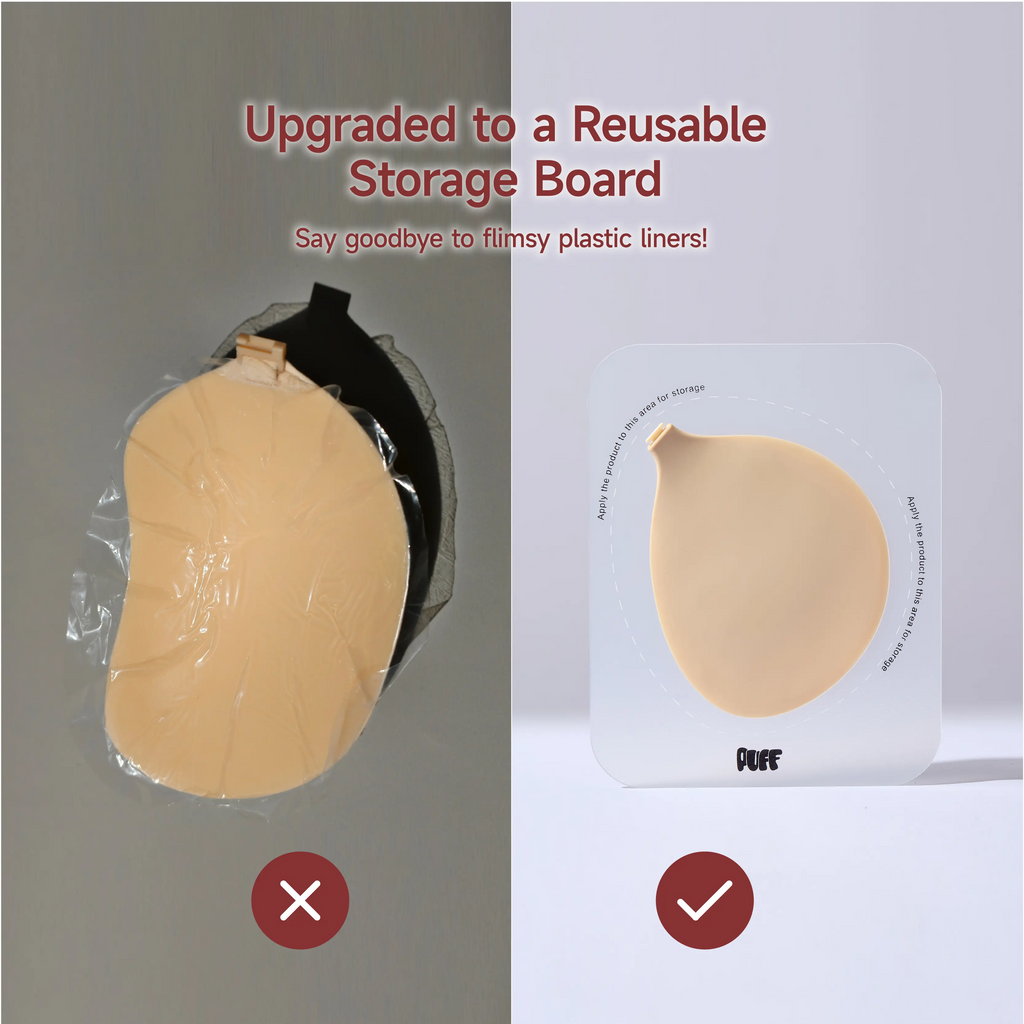 PUFF Sticky Bra – Reusable Silicone Push-Up Invisible Bra