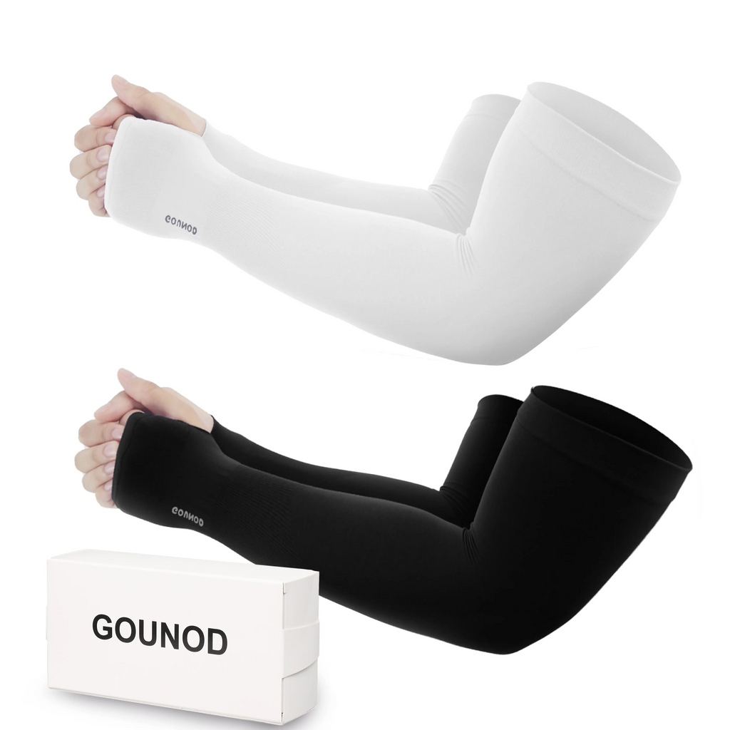 UPF 50+ Sun Protection Arm Sleeves with Thumb & Watch Hole | Men & Women