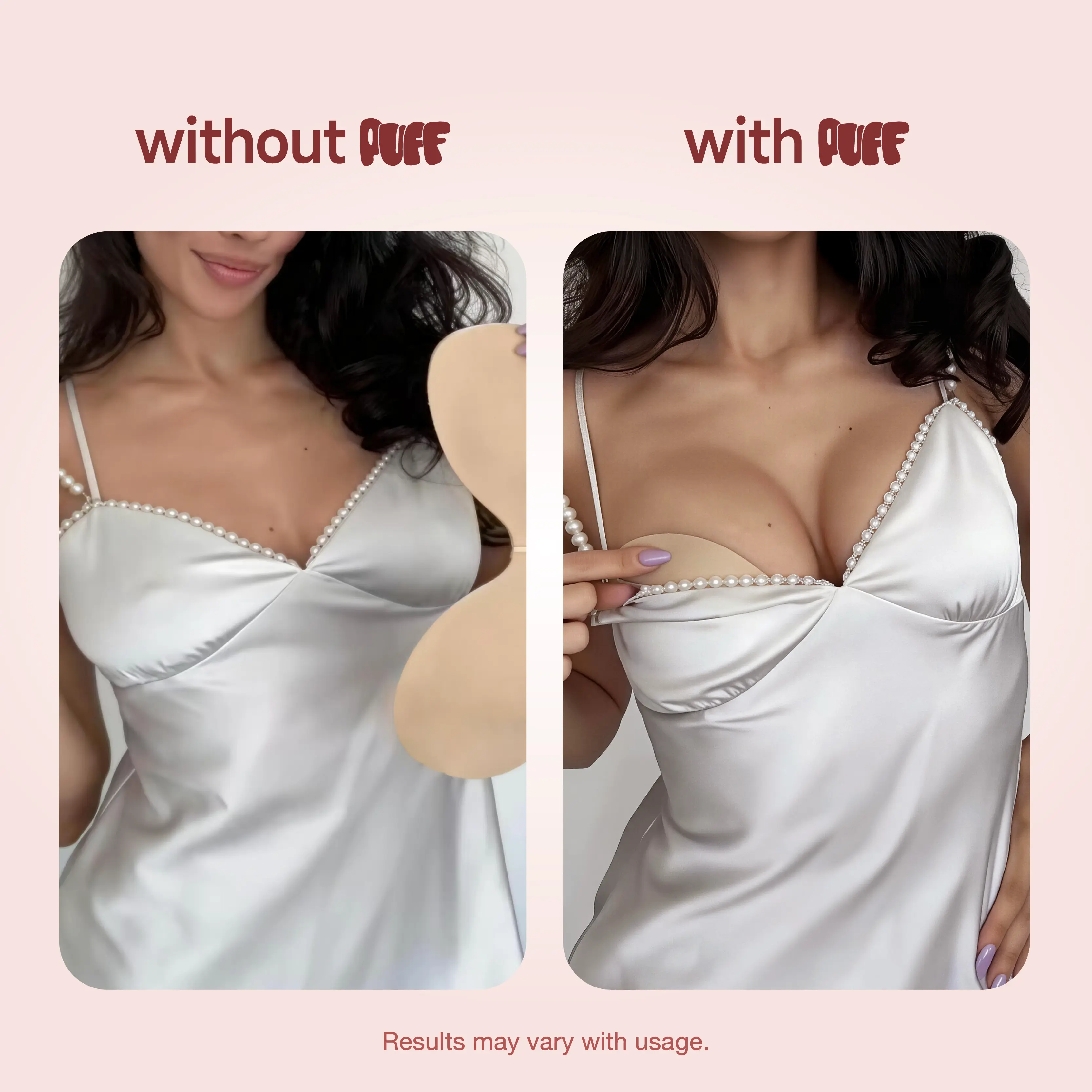 PUFF Sticky Bra – Reusable Silicone Push-Up Invisible Bra