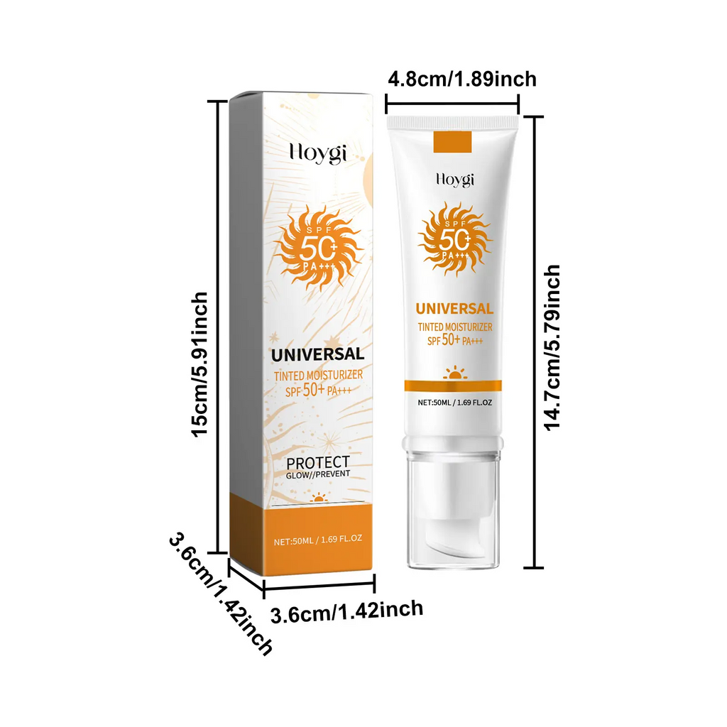 Sunscreen to prevent sunburn and tanning, Universal Tinted Face  Moisturizer Sunscreen