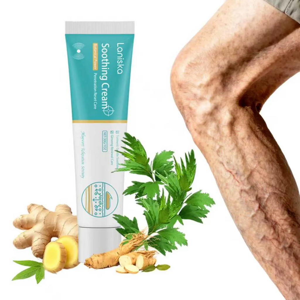 Leg Relief Herbal Cream 30g | Turmeric, Ginseng & Mugwort | Soothing Daily Leg Care | 2/3/5 Pack