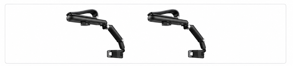 Joytutus Car Phone Mount – 360° Rotatable, Long Adjustable Arm & Anti-Scratch Clamp