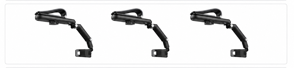 Joytutus Car Phone Mount – 360° Rotatable, Long Adjustable Arm & Anti-Scratch Clamp